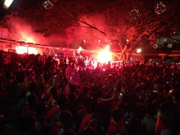 Flare Saat Gol Terjadi